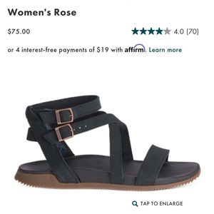 Women’s rose Chacos